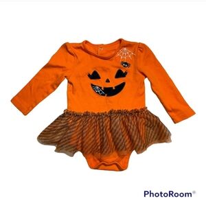 Orange Pumpkin Face for Kids